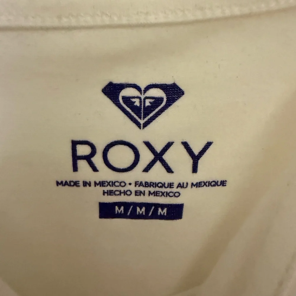 Roxy White Graphic Tank Top Size M - Picture 3 of 7